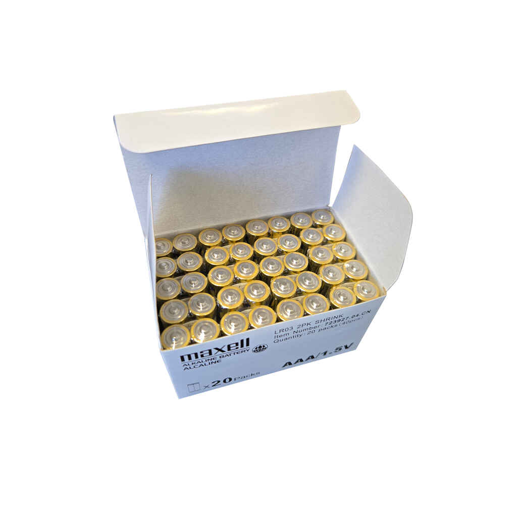 Maxell AAA alkaliparisto 40-pack