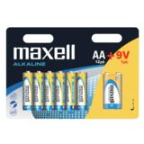 Paristopaketti Maxell AA 12 kpl + 9V