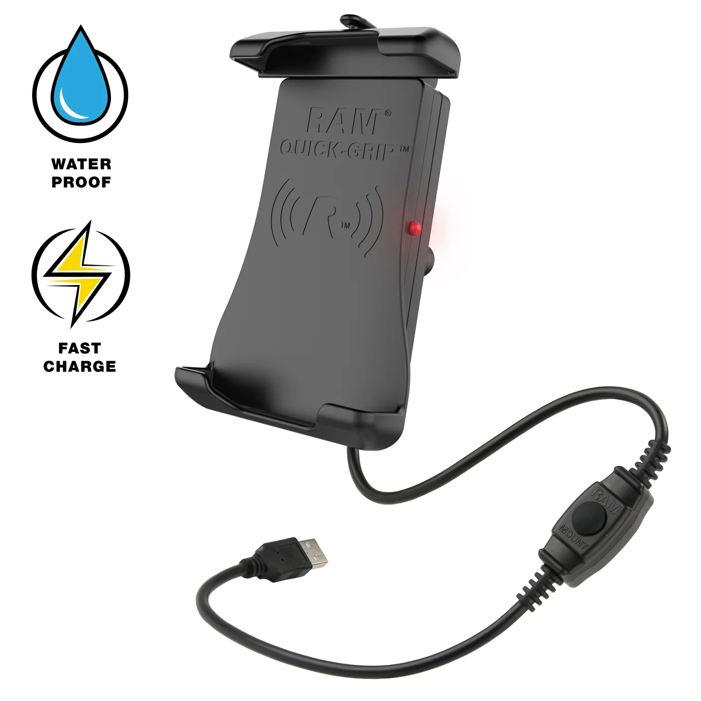 RAM MOUNTS Quick Grip Teline Lagattomalla Lalatauksella RAM-HOL-UN14WB-1