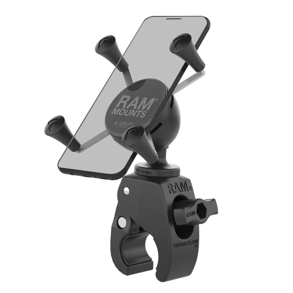 RAM Mounts X-Grip -puhelinteline Tough-Claw -kiinnityksellä RAM-HOL-UN7-400U