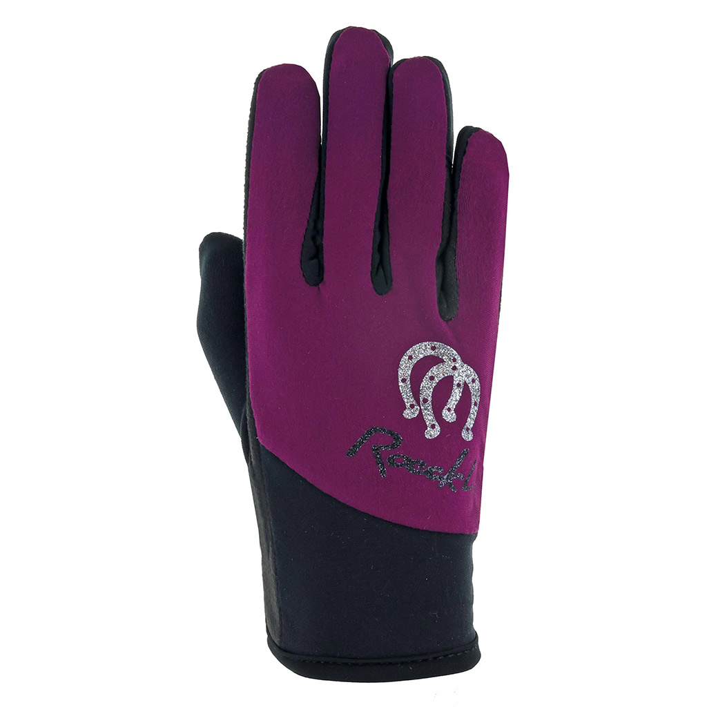 Roeckl Keysoe ratsastushanskat lapsille, fuksia