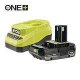 Akku+laturi RYOBI 2,0ah 18V RC18120A-120C