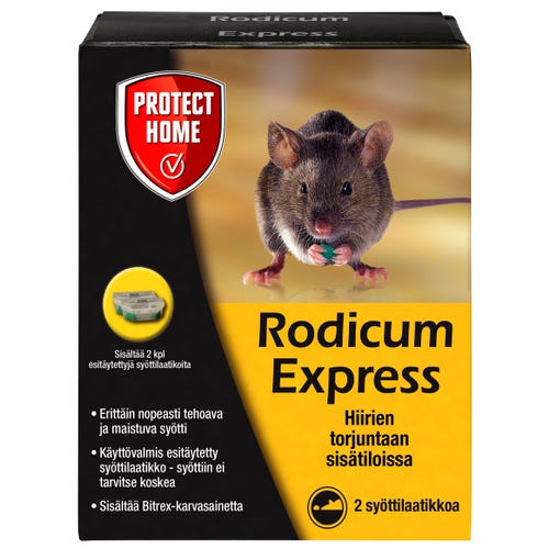 Hiirisyötti Rodicum Express 2x2x5g