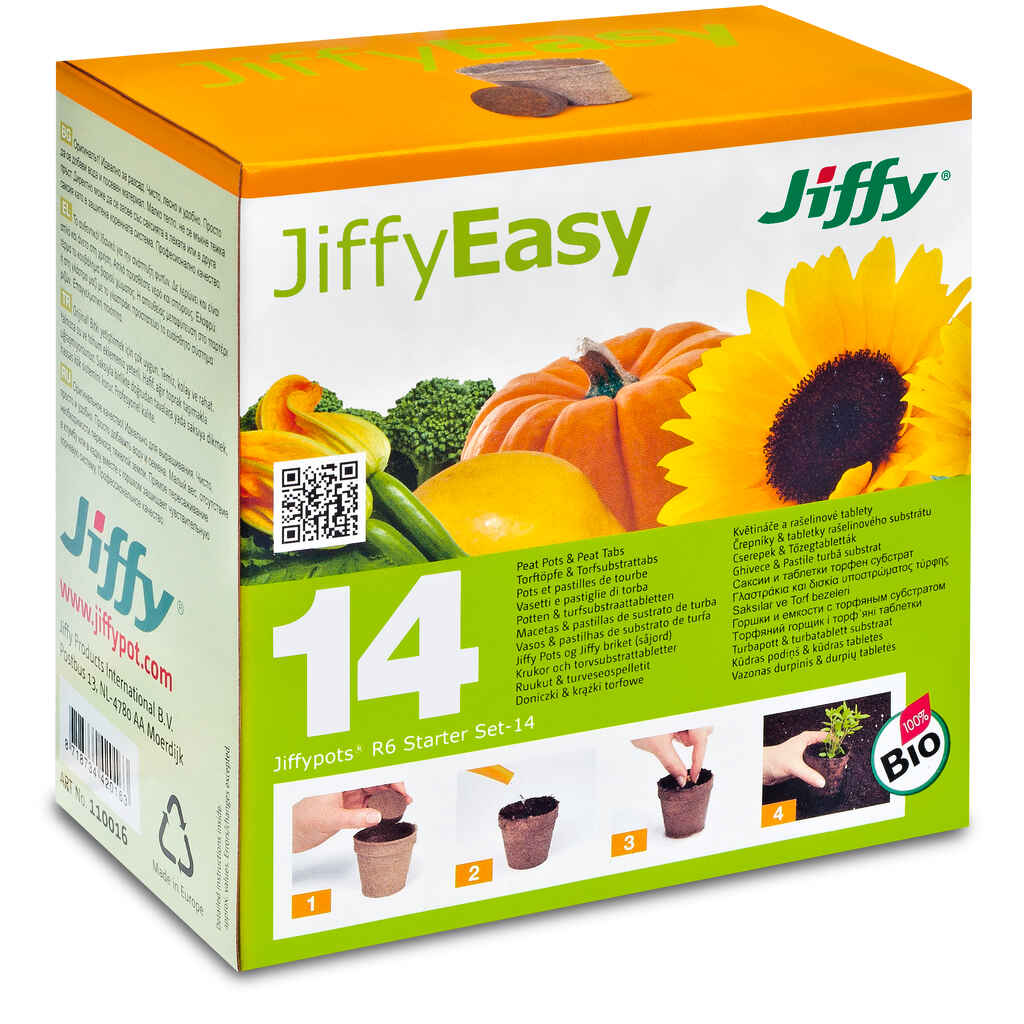 Turveruukku Aloituspakkaus Jiffy