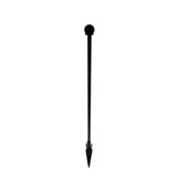 Puutarhaportti tolppa metallia 105 cm