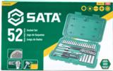 Räikkä ja Hylsysarja 1/4"  52 Osaa Sata