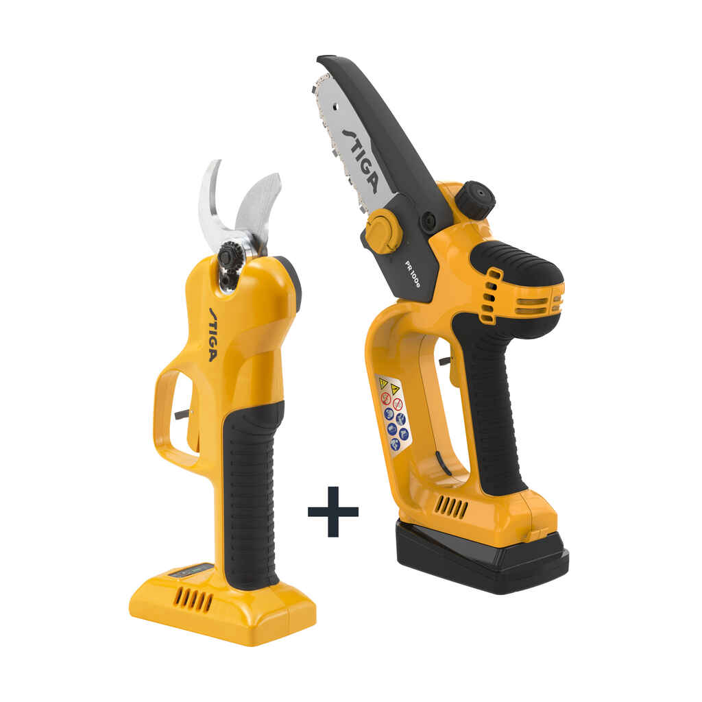 Akkuoksasakset&saha Stiga SP 100E Kit
