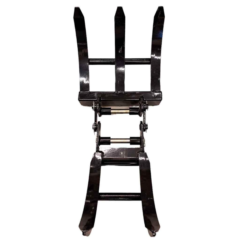 Minikaivurin monikäyttöinen kahmarikoura.