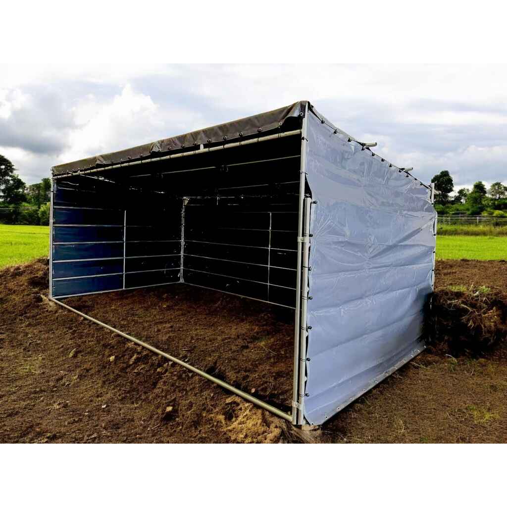 Tuulensuojakatos 6x3x2,7m ranch farm