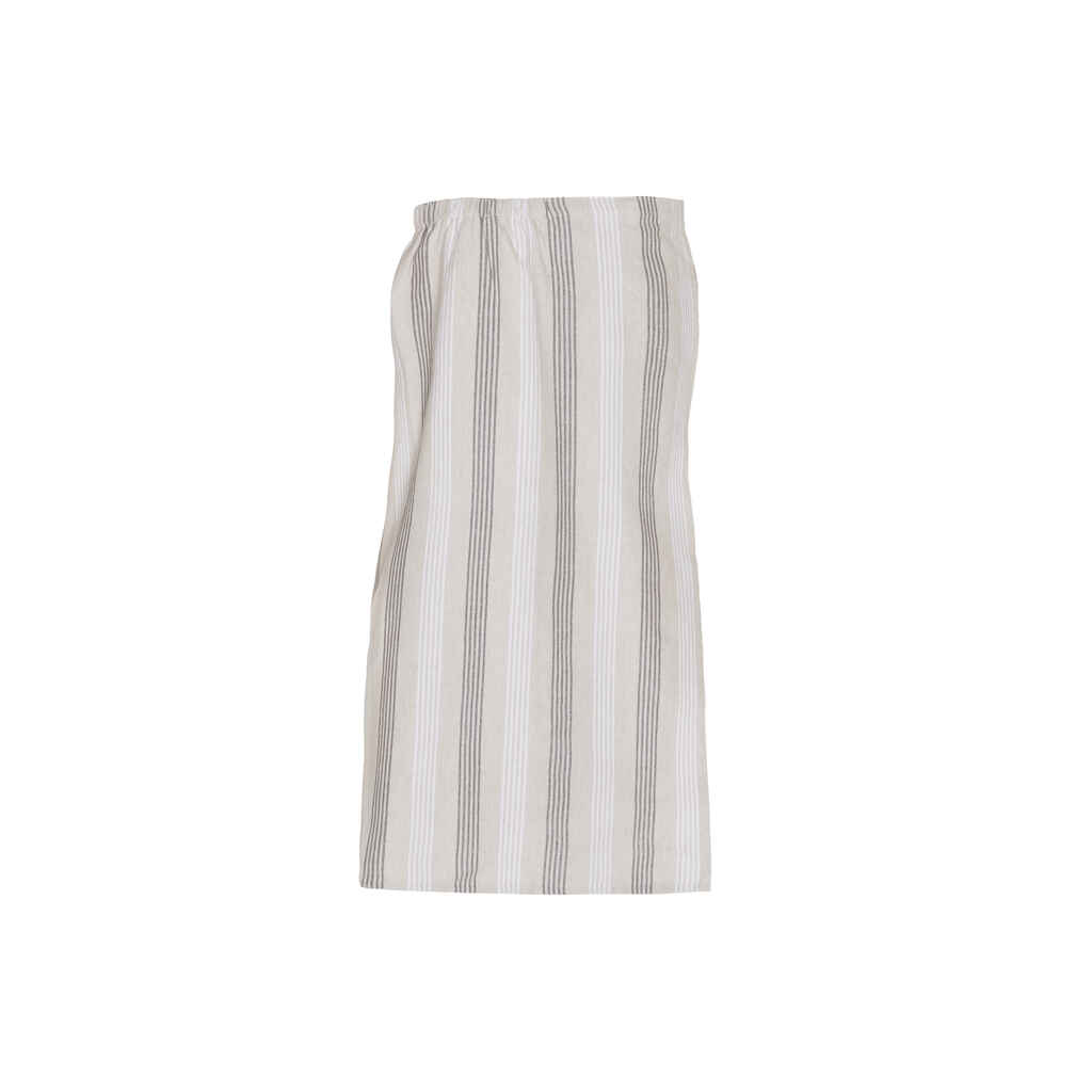 Kietaisupyyhe 85x145cm ruskea valkea