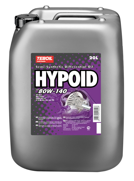 Teboil Hypoid 80W-140 20 l