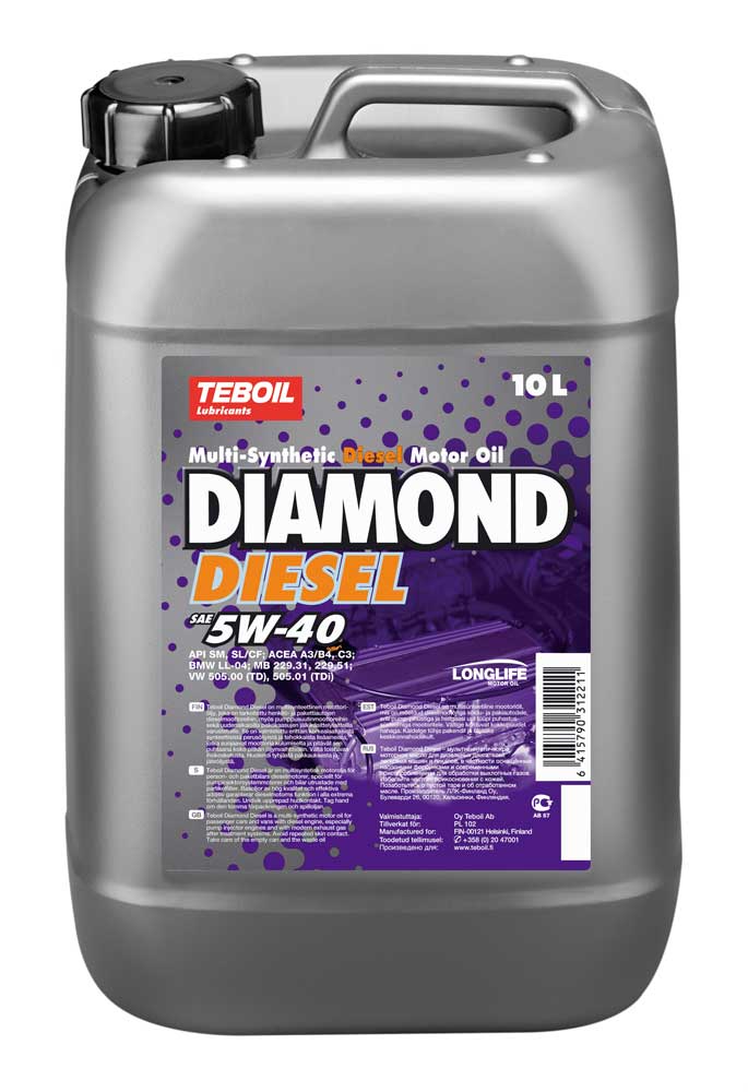 Teboil Diamond Diesel 5W-40 10 l