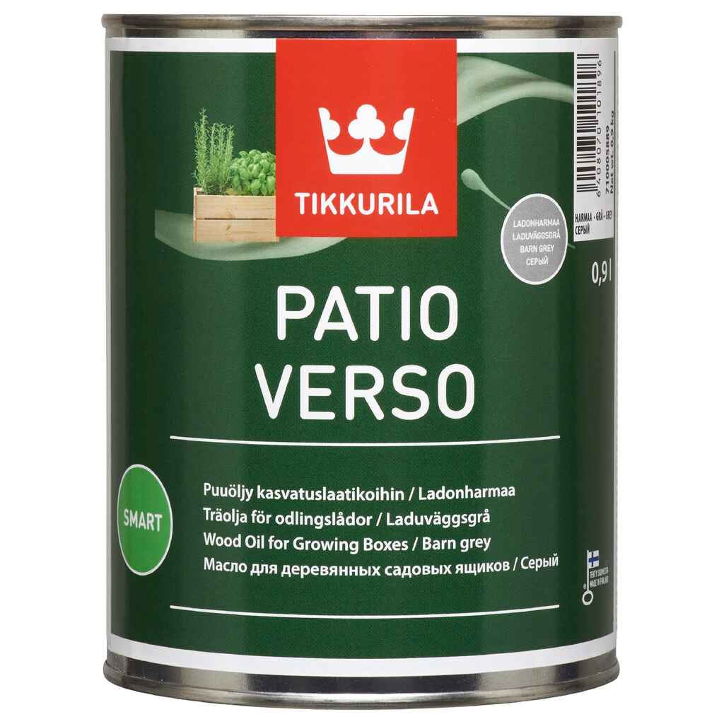 Puuöljy Patio Verso ladonharmaa