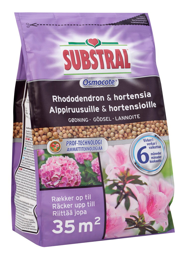 Substral Osmocote Alppiruusuille & hortensioille 800 g