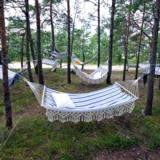 Riippumatto ROMANCE päätypuilla, sininen