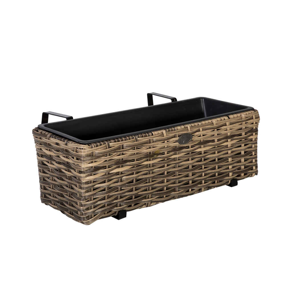 Parvekelaatikko WICKER beige/oliivi