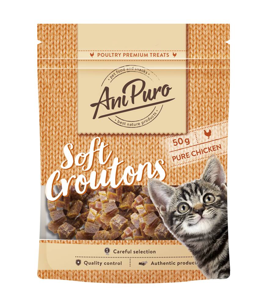 Anipuro Soft Croutons chicken -makupalat 50g