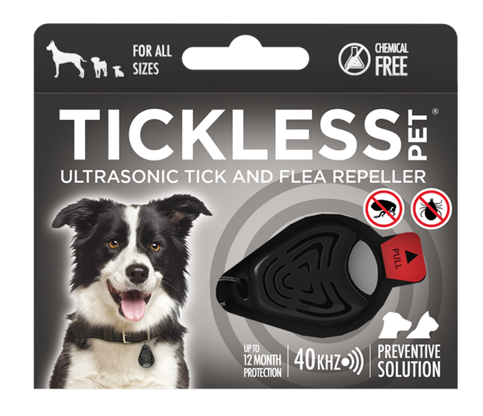 Punkkikarkotin Tickless Pet musta