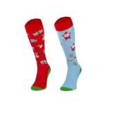 Ratsastussukat Wahlstén jouluinen kuvio