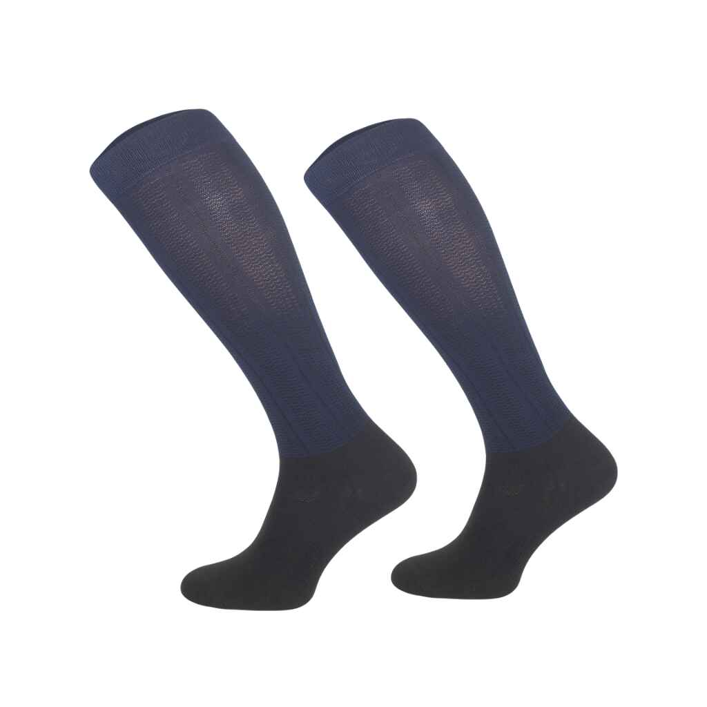 Sukat Coolmax Wahlstén jacquard-kuviolla, tummansininen