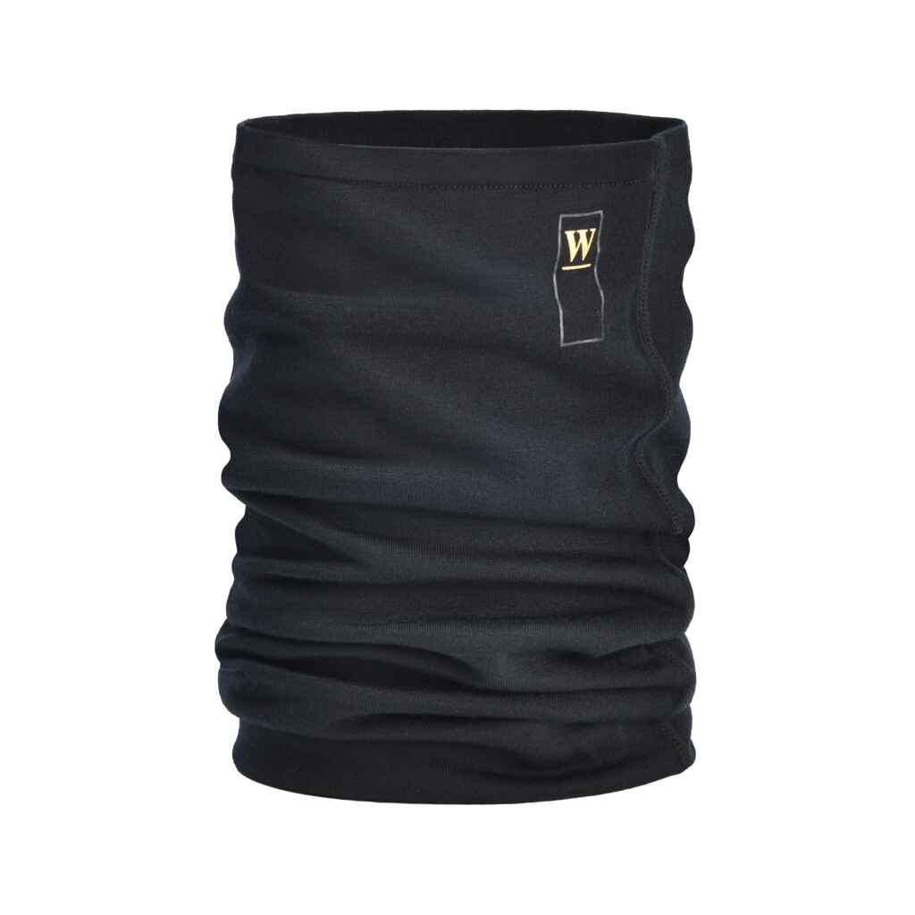 Tuubihuivi Wahlstén merinovillaa, musta