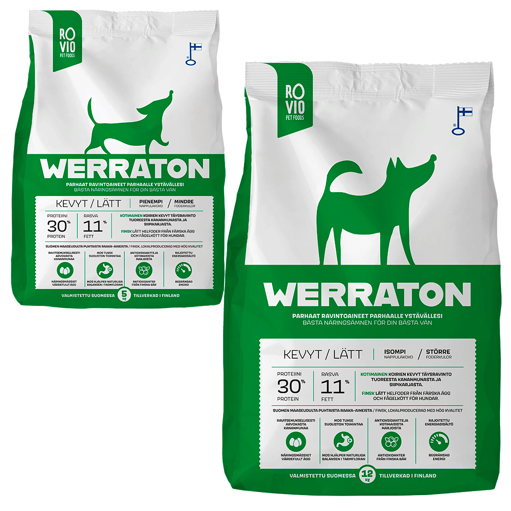 Rovio Werraton Kevyt 12 kg + 5 kg