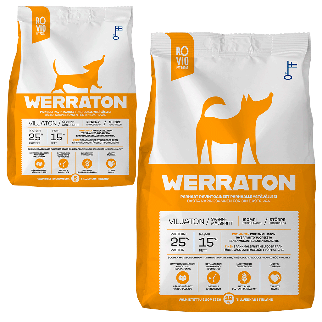 Rovio Werraton viljaton 12 kg + 5 kg