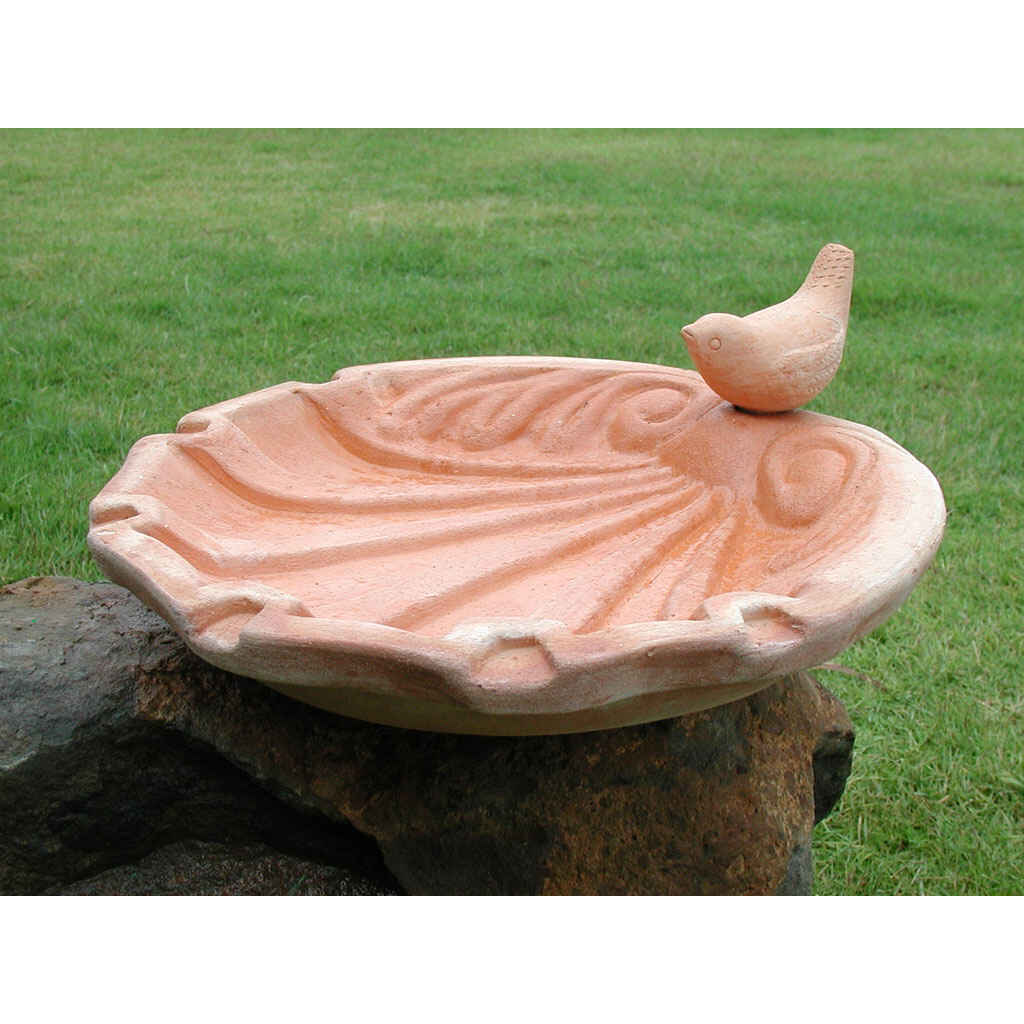 Lintukylpy terracotta