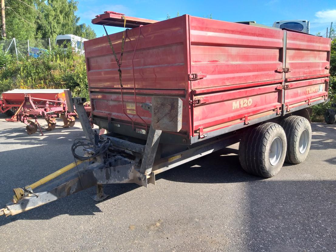 Tuhti M120 Vilja+täyttövaunu
