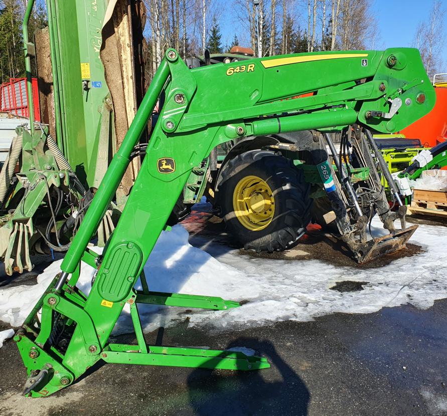 Traktorivarusteet John Deere 643r Etukuorm