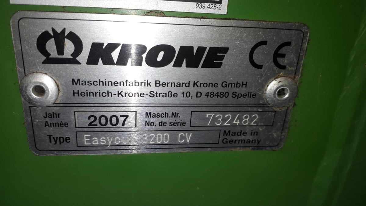 Krone Eacy Cut 3200 Hinattava