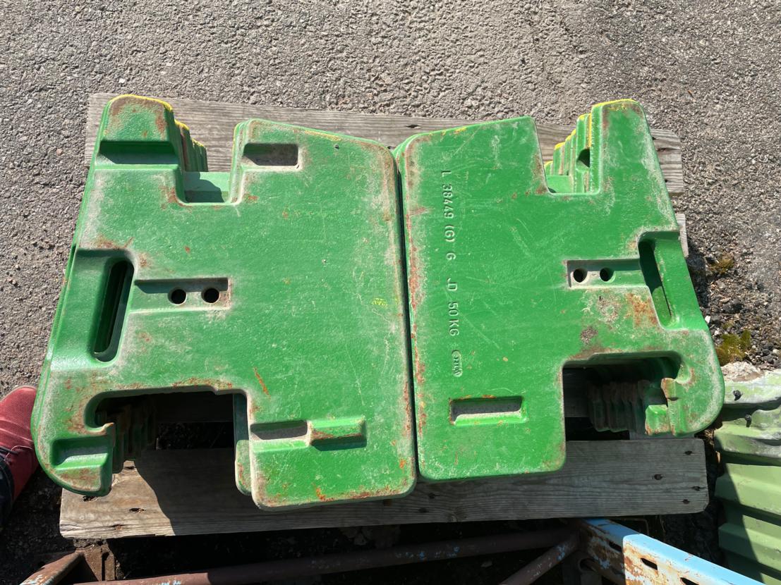 Traktorivarusteet Jd 50kg Etupainot 16kpl