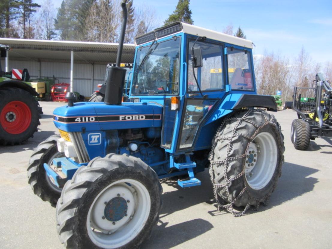 Ford 4110 4-wd +lumiketjut