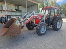 MASSEY-FERGUSON 390 4WD + HUHKI EK+KAUHA